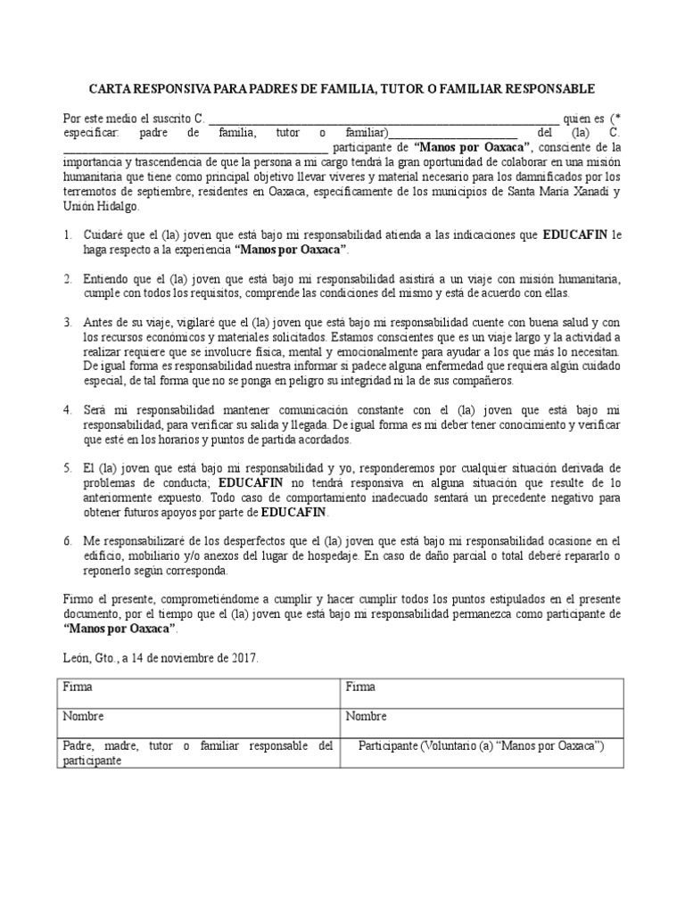 Manos intercambiando una carta responsiva notariada