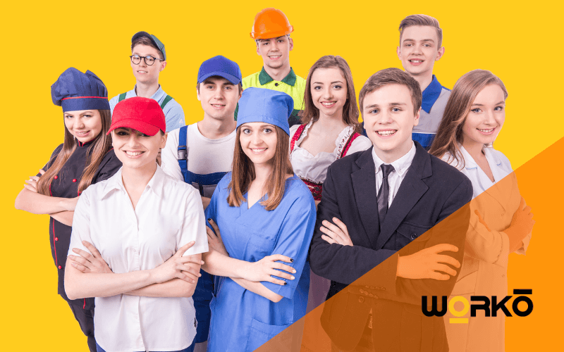 Tipos de uniformes de trabajo por sectores