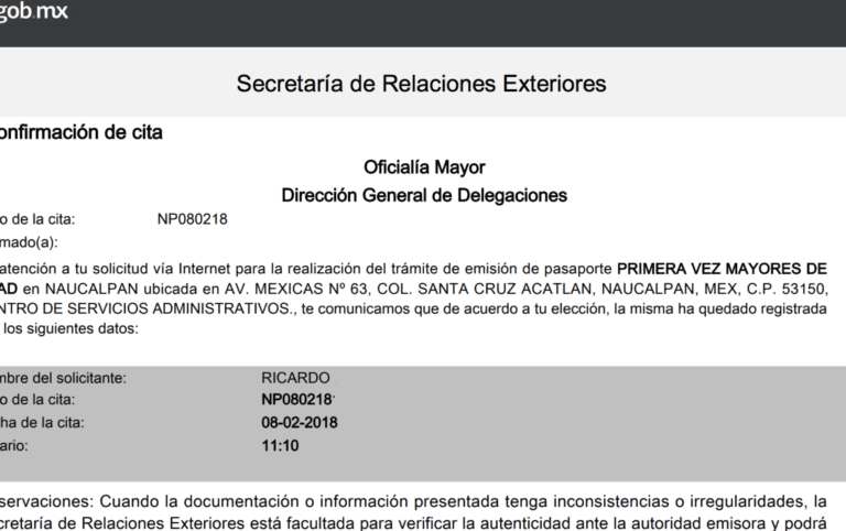 Constancia escolar para pasaporte mexicano: fácil y rápido