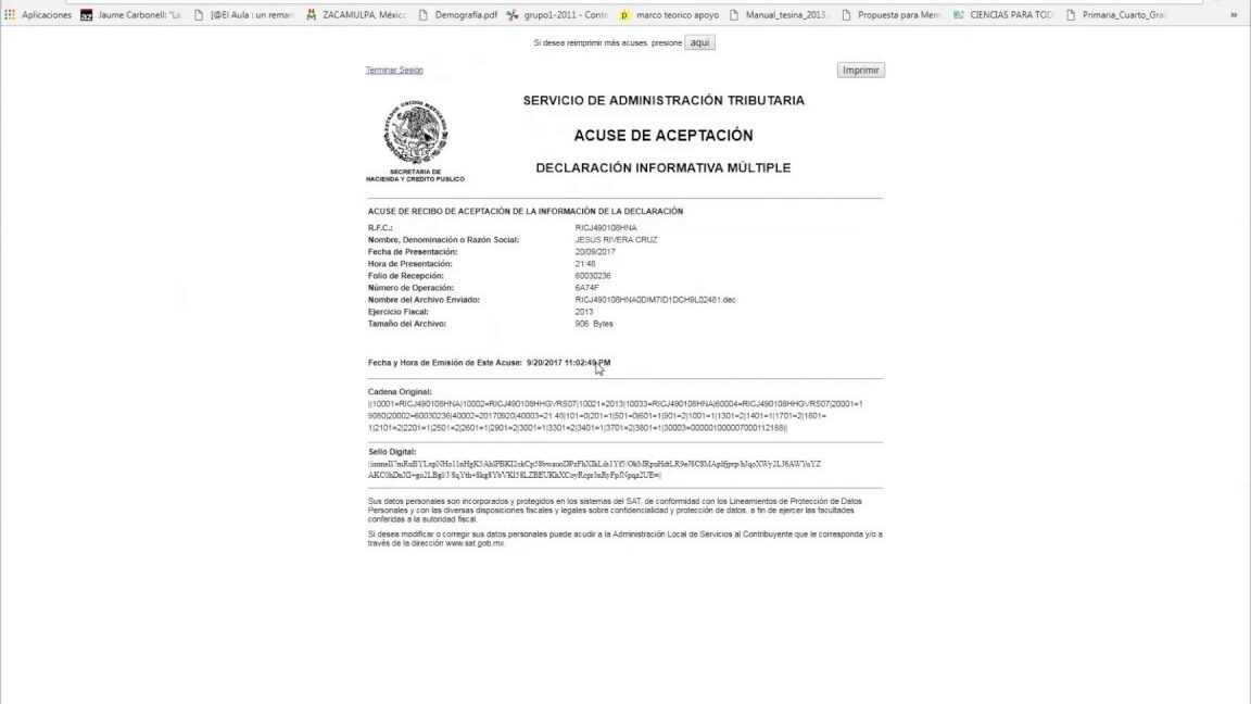 declaracion informativa de iva e isr