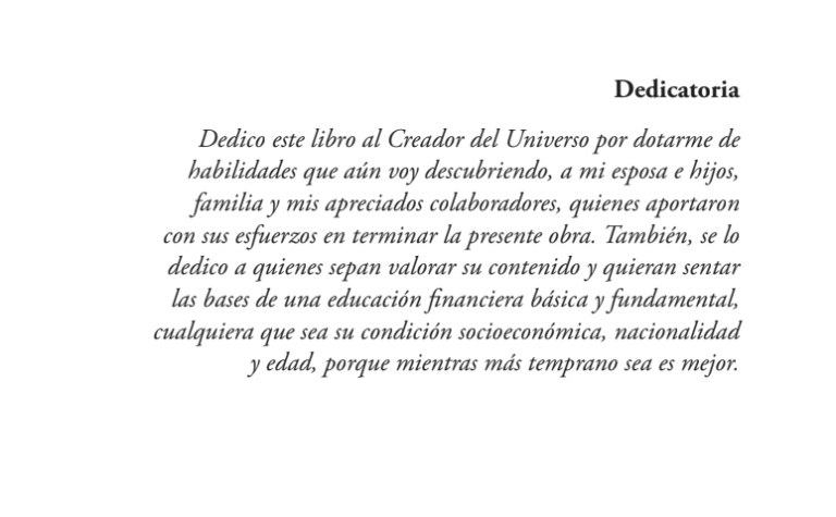 Qué frase de dedicatoria y agradecimiento puedo usar en mi proyecto