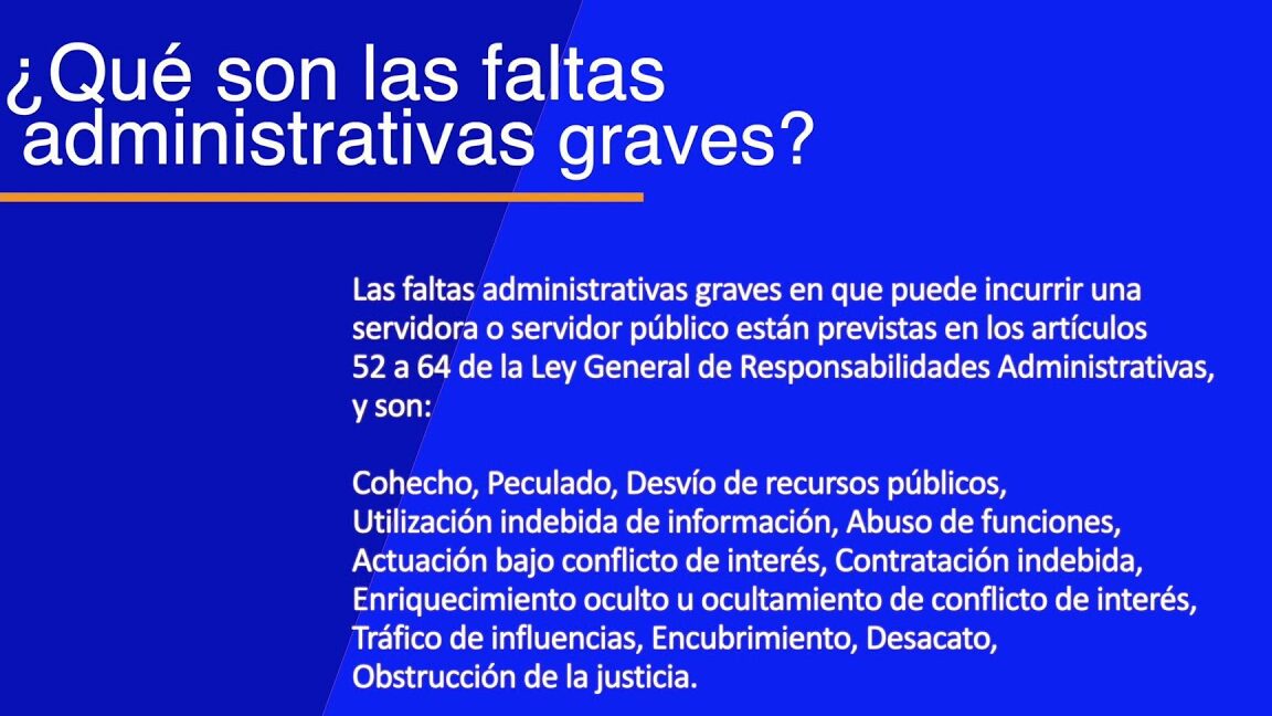 diferencias entre faltas administrativas graves y no graves