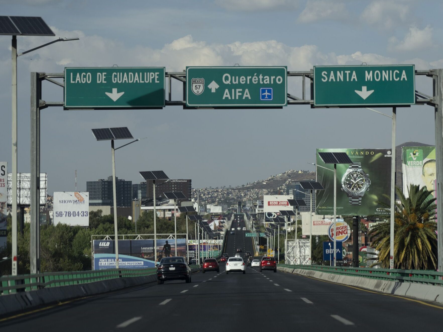 distancia en km central del norte al aeropuerto