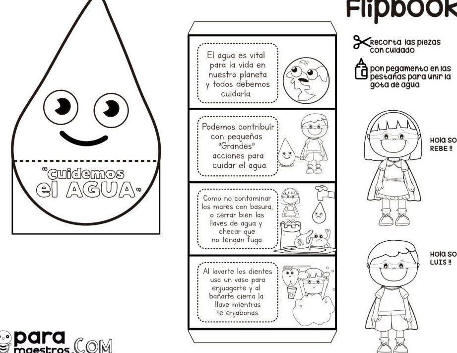 fichas de trabajo divertidas sobre el agua para ninos