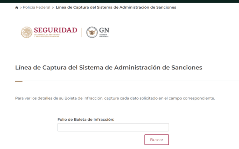 Genera tu línea de captura y paga tu infracción federal ahora mismo