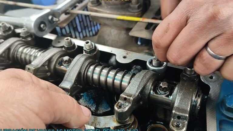 Calibración de punterías en motores Perkins fase 2: guía paso a paso