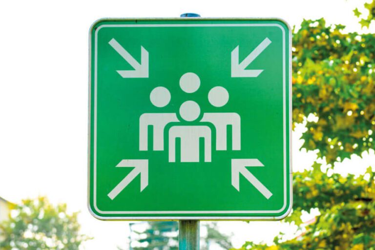 Importancia de Medidas Mínimas para Punto de Reunión en Piso