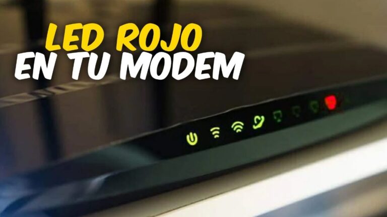 Qué significa el foco rojo en mi módem Telmex