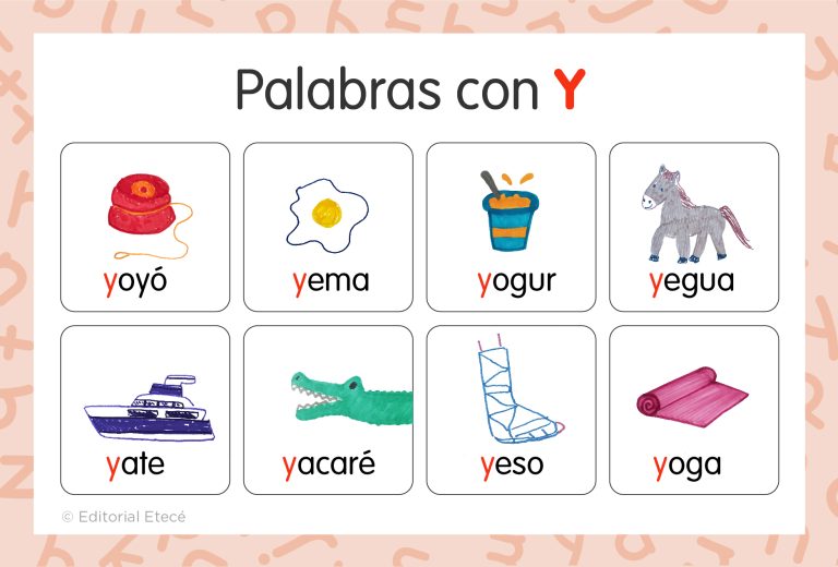 Qué palabras comienzan con la letra Y en español