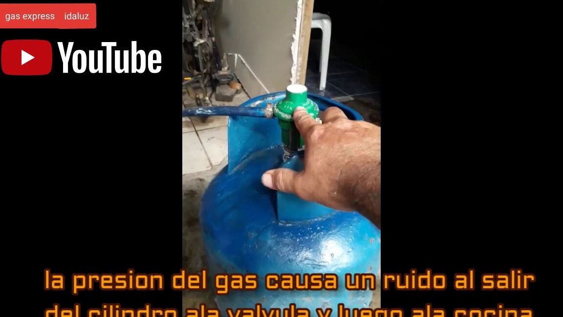 ruido en el cilindro de gas