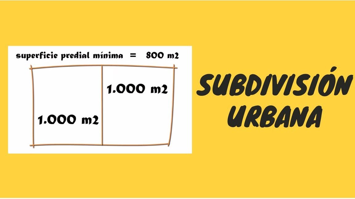superficie minima para subdividir terreno cuanto necesitas
