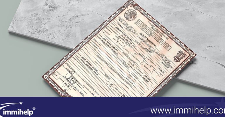 Tipos de actas de nacimiento aceptadas para solicitar pasaporte